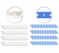 80 lames de rechange pour racloir en acier inoxydable et plastique Pearl