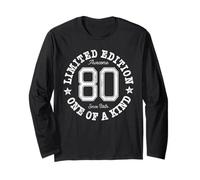 80 Limited Edition One of a Kind 80th Birthday 80-Year-Old Manche Longue