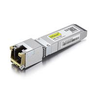 80-Meter Transceiver Sfp+ Rj45 10Gbase-T,Copper Ethernet Cat.6A Module,Compatible Pour Cisco Sfp-10G-T-80,Ubiquiti Unifi,Mikrotik,Netgear,Tp-Link,D-Link,Open Switch
