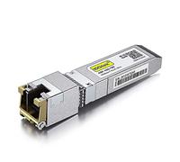 80 Meters, 10GBase-T SFP+ Transceiver, RJ-45 to SFP+ Cat.6a, Compatible with Intel