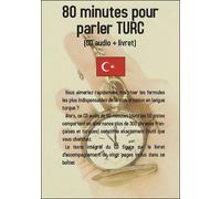 80 minutes pour parler turc - Jean-Pierre Vasseur - Vasseur - Texte lu (CD) - Méthode de langue CD