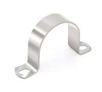 Ø 80 mm collier de fixation,FamlTol 4 Pièces collier de serrage tuyau 2 trous colliers de serrage Amélioré Pour la fixation de tuyaux robustes