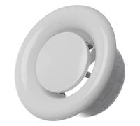 Ø 80 mm Métal Diffuseur pour la Ventilation d'évacuation d'air - Grille D'aération - Vanne à Disque