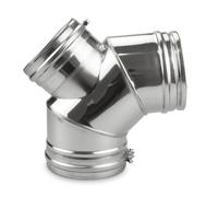 Ø 80 mm Schiedel ICS Coude 85° avec trappe de visite Combustible solide