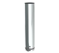 Ø 80 mm Tuyau de poêle à granulés Rosace murale Gris