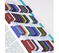 80 onglets bibliques en français en version catholique, protestant et témoin de Jéhovah - séparateur pour Bible aux couleurs liturgiques, marque-page, étiquette chrétien (Bible Louis Segond)
