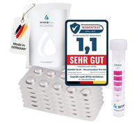 80 Pastilles Test Rapide pour Piscine & Spa Test pH et Chlore avec Phenol Red & DPD1,Analyse Eau Piscine,Jacuzzi & Eau Potable