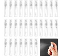 80 Pcs Mini Vaporisateur 3ml Atomiseur De Parfum Rechargeable En Plastique Transparent Pour Voyage-Pulvérisateur Portable Pour Huile Essentielle Et Échantillon