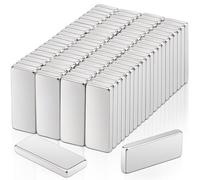 80 pcs Petits aimants puissants, aimants en néodyme 15x6x2 mm Extra forts, aimants pour Tableau magnétique, plaques magnétiques à Aimant Puissant, Aimant rectangulaire pour Tableau Blanc