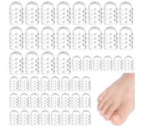 80 Pcs Protege Orteil Silicone Protection Orteil Silicone Doux Agréable Au Toucher Haute Élasticité Peut Être Découpé À La Taille Souhaitée Antidérapant Réutilisable Utilisé Pour Réduire Frottements