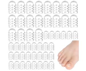 80 Pcs Protege Orteil Silicone Protection Orteil Silicone Doux Agréable Au Toucher Haute Élasticité Peut Être Découpé À La Taille Souhaitée Antidérapant Réutilisable Utilisé Pour Réduire Frottements