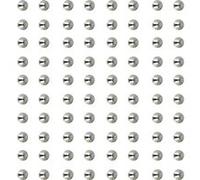 80 Perles autocollantes - On se marie - Argent Argenté G