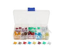 80 pièces 5A 7.5A 10A 15A 20A 25A 30A 40A Auto voiture camion faible Mini lame fusible Kit Câblage de protection