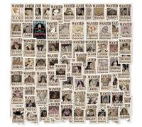 80 pièces Autocollants de affiches de recherché pour One Piece, autocollants DIY pour réfrigérateur, téléphone, valise, ordinateur portable, cahier, voiture, décorations murales, jouets pour enfants,