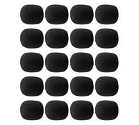 80 Pièces Bonnette Micro-Cravate en Mousse pour Micro-Casque