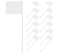 80 Pièces Drapeaux de Signalisation pour Chantier et Jardin, PVC | Installation Rapide, Identification Facile, Prévention des Accidents, Usage Polyvalent, Tiges en Acier Inoxydable
