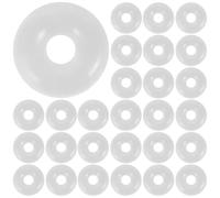 80 Pièces Entretoise Annulaire en Silicone, Clip Bloqueur | Petit Bouchon Discret, Caoutchouc Souple Antiglisse, pour Fabrication de Bijoux, Chaînes, Cordons, Breloques et Réparations
