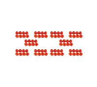 80 Pièces MéTal Bielle Vis Joint Cale Rondelle Reste pour WPL C14 C24 C34 C44 MN D90 D91 D99S Voiture TéLécommandéE, Rouge