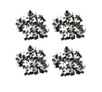 80 Pieces Momentary Angle Droit Tactile Tact Bouton Poussoir 6 x 6mm x 8mm