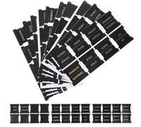 80 Pièces Onglets Bibliques PU Noirs, 80 D’index | Pose Facile, 66 Repères Ancien et Testament Plus 14 Marqueurs Vierges, pour Journaux, Carnets et Projets DIY