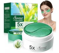 80 Pièces Patchs Yeux, Patchs Hydrogel aux Algues Marines avec Collagène, Masque Contour des Yeux Hydratant et Rafraîchissant, pour Poches & Peau Éclatante, Anti-Cernes,Korean Skincare