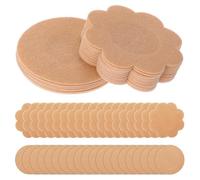 80 Pièces Protège-tétons Invisibles, Jetables Cache Tétons Nipple Cover Breast Petals Stickers, Cache Teton Femme, Respirants Couvre Seins Mamelons, Ronde & Prune cache tetons femme cache teton