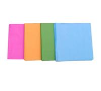 80 Pièces Serviettes en Papier de Couleur Unie 25cm, Pâte de Bois | Usage Unique Hygiénique, Protège les Surfaces, Service Buffet, Fêtes D’garçon et Filles, pour Boissons et Tables