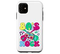80’s Rock Design rétro années 80 avec Boombox et Guitares Coque pour iPhone 11