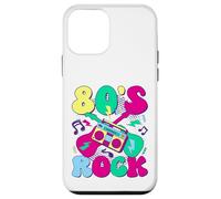 80’s Rock Design rétro années 80 avec Boombox et Guitares Coque pour iPhone 12 Mini