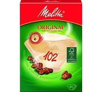 80 sachets-filtres/filtres à café Melitta Original 102 (brun naturel / filtres à 3 zones d'arôme)