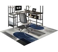 80 x 100 cm Tapis de Sol Bureau | Tapis Protection Sol Chaise Bureau | Tapis Chaise Gaming Antidérapant | Tapis Chaise de Bureau | Tapis de Sol Gamer | Tapis Protège-Sol pour Chaise de Bureau