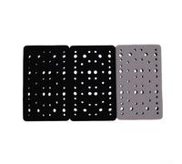 80 x 133 mm Éponge souple avec design 54 trous auto-amortisseur pour outils de meulage pneumatique et de ponçage