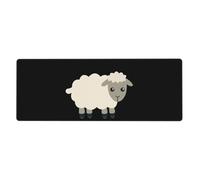 80 x 30 x 0,3 cm Sous-main de bureau dessin animé mignon mouton tapis de souris