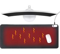 80 x 33 cm Heated Mouse Pad Automatic Closing Desk Mat Heating Mat Massage Table Electric Cover for PC Keyboard Laptop Office and Family
