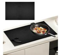 80 x 52 cm Tapis Protection Plaque Induction,Tapis de Cuisson à Inductio,Matériau Ptfe,Noir Grand Protège Plaque Induction Pourplaques à Induction,Aux Fours à Micro-Ondes et Aux Fours Traditionnels