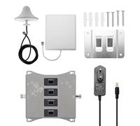 800 900 1800 2100 HUIOP 800900 1800 2100 Amplificateur de signal mobile quadruple bande 2G 3G 4G LTE Répéteur cellulaire GSM DCS WCDMA