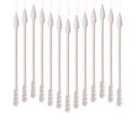 800 cotons-tiges pointus adaptés pour le nettoyage des oreilles, la correction du maquillage, les soins d'instruments de précision, stériles et non irritants, cotons-tiges à double tête en spirale (4