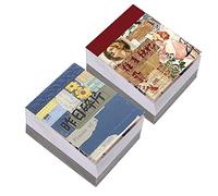 800 Feuilles Scrapbooking Papier, Scrapbooking Papier Vintage, Papier de Fond Décoratif pour Scrapbooking, Vintage DIY Matériel Papier, pour Les Albums, Lettres, Cartes, Cadeaux, Journal