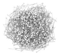 800 Pcs Épingles Couture Épingles Droites à Tête de Perle Fausse - Idéales pour Couture, Bricolage, Fabrication de Bijoux et Décoration - Blanc