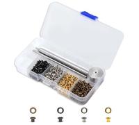 800 Pièces 2mm oeillet couture Kit, Outil de Pose Œillets Métalliques avec Valise de Rangement pour Tissu Bâche Cuir Chaussures Sac