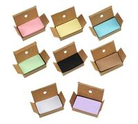 800 Pièces Cartes D’index Vierges 3,5x2 Pouces | Fiches Bristol Non Lignées, Surface Lisse Recto Verso, pour École et Maison, Lot Pratique Couleur Aléatoire