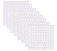 800 Pièces Scotch Double Face,Double Face,Pastille Double Face,Ruban Adhésif Double Face,Adhesif Mural,Transparent Rond Points Adhésifs Autocollant Adhésif,Double Face Transparent(10mm)