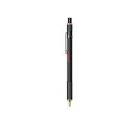rOtring 800 stylo bille | pointe moyenne | encre noir | corps noir | rechargeable