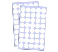 8000 Pieces, 20mm Ronde Gommettes Autocollants Cercle - Blanc