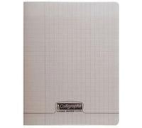 Calligraphe Cahier agrafé 18126C Gris – 17x22cm, 96 p., grands carreaux, 90 g, couverture polypro