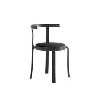 8000 Series de Chaise de Table à Manger Chêne Teinté noir/Tapissé Noir Savannah 30314