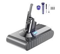 8000mAh Batterie pour Dyson V8 SV10, Compatible avec Dyson V8 Absolute/Animal/Fluffy SV10 Cordless Vacuum avec 2 Filtres + 1 Tournevis + 3 Vis + 1 Brosse