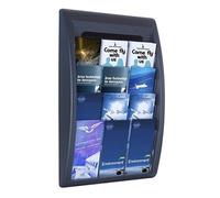 80025 Présentoir Mural Polystyrène Quick Fit 4 Cases 24 x 32 cm Paysage Magenta