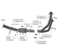 80041 Set Collecteurs Échappement Complet LeoVince Honda CB 750 Hornet 2023 -