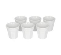 8006363010368 Bialetti Bicchierini - Set of 6 Espresso Cups - White Bialetti